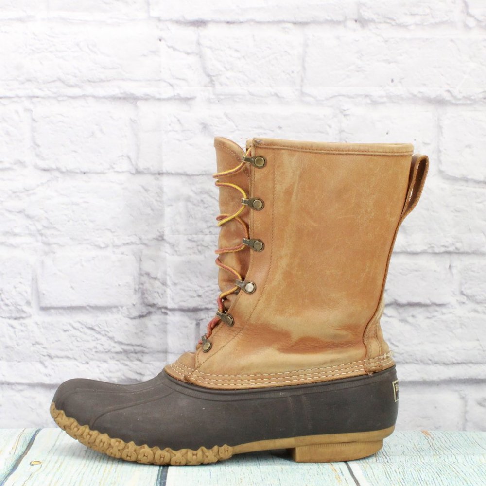 L.L. Bean Tan and Brown Men's Boots